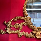 19th Century Florentine Eclectic Gilt Wood Mirror with Cinematic Provenance, 1890s