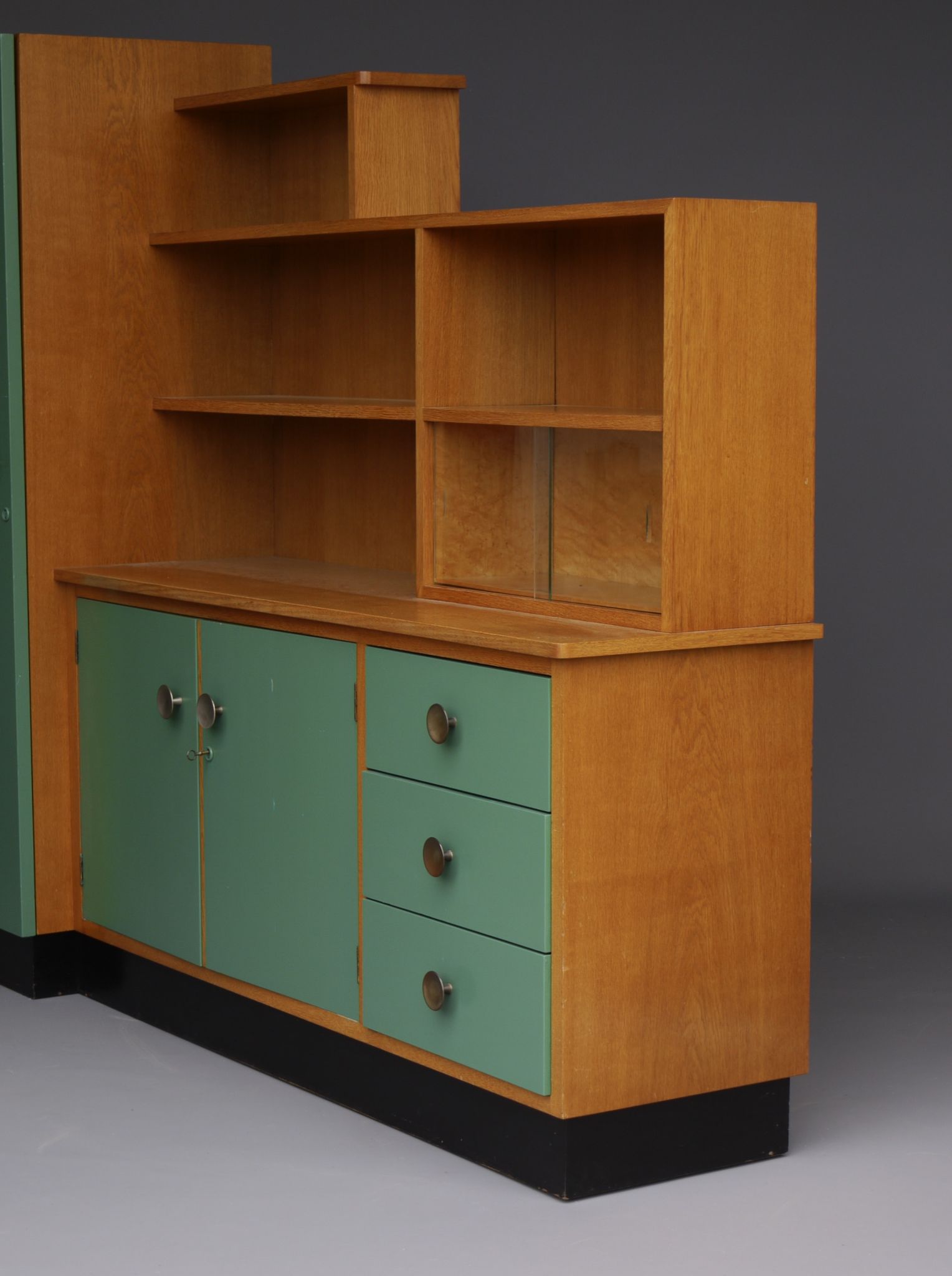 Multifunctional dutch modernist storage unit 1930s