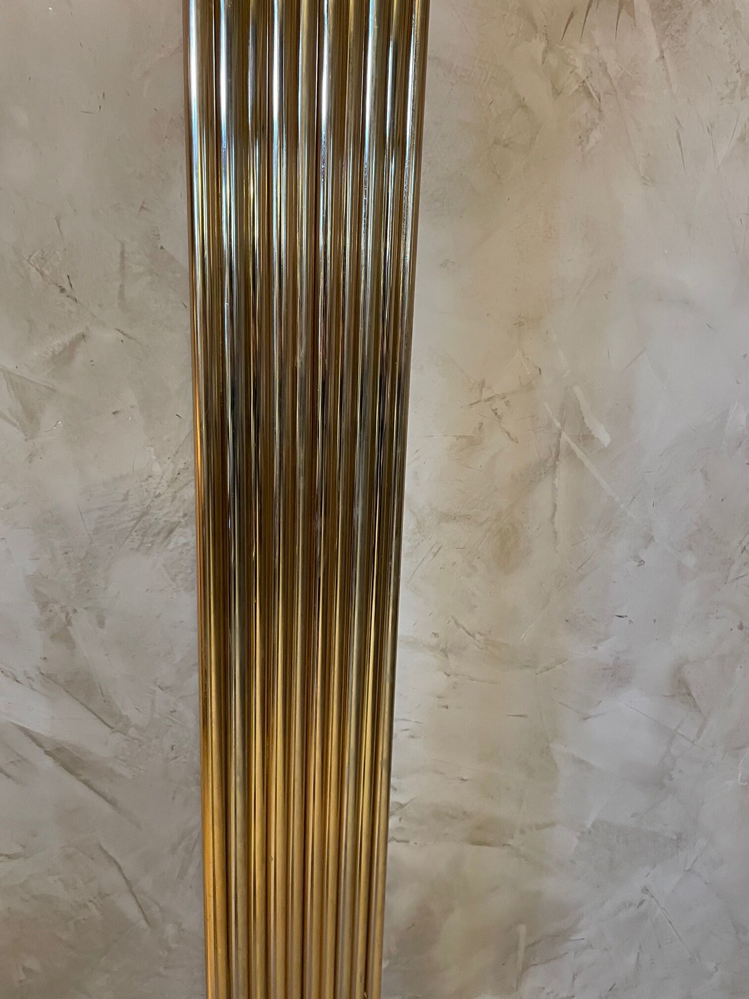 Brass floor lamp 1970