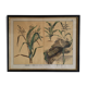 Affiche botanique encadrée “Le millet, le riz, le maïs"