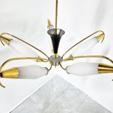 Mid century italian chandelier, 1960s