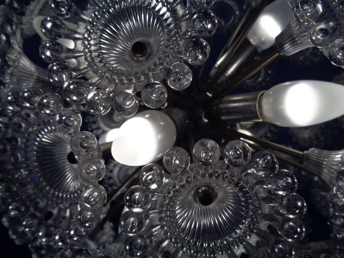 Floor lamp with tulip base from Sölken Leuchten, 1960s.