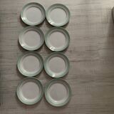8 Luneville soup plates