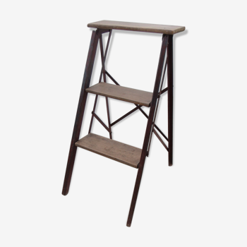 Former stool wood and metal vintage