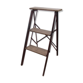 Former stool wood and metal vintage
