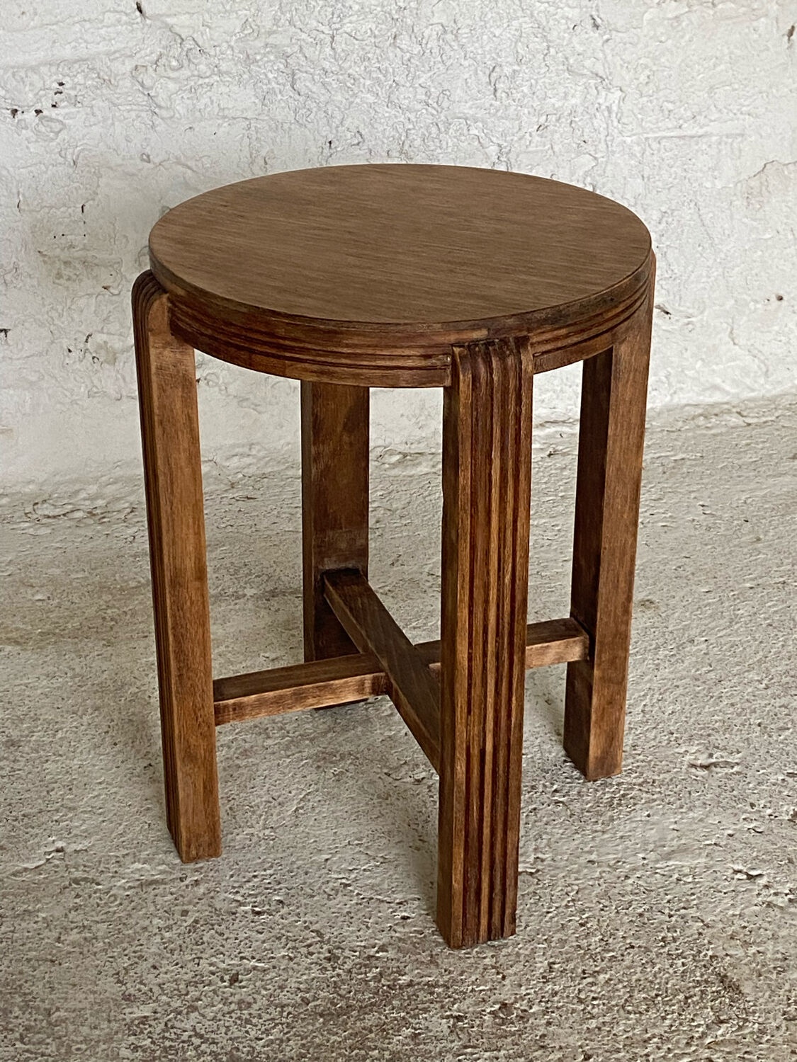 Set of 6 wooden stools