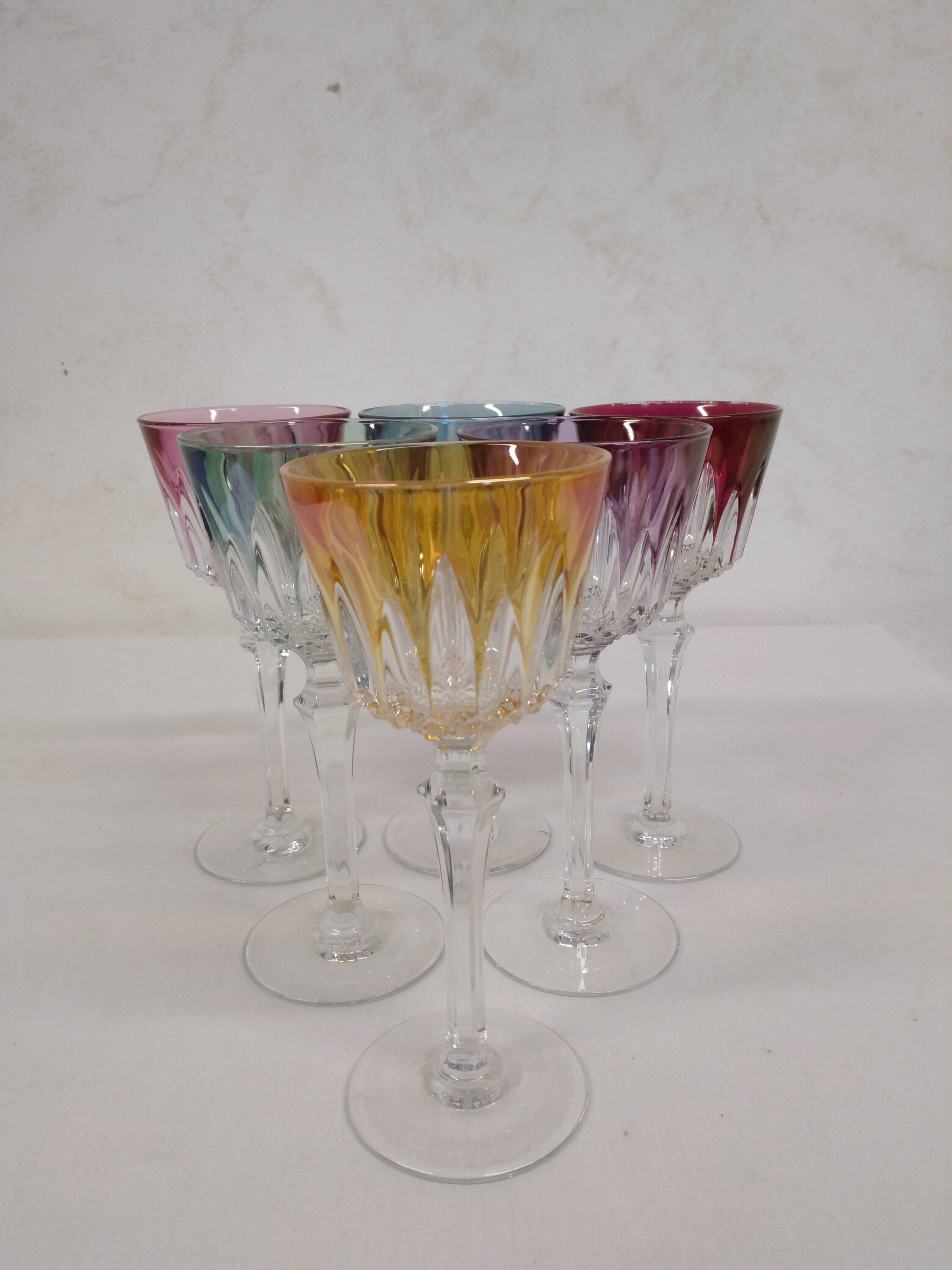 Colorful stemware