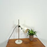 Wit metalen bureaulamp, tafellamp