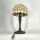 Vintage sea shell table lamp, 1970s