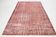 Dusty Rose Turkish Vintage Oversize Handmade Wool Carpet Rug, 198x297 Cm