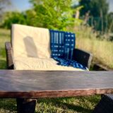Senoufo Coffee Table XXXL (2m | 1.80m) in Solid Wood