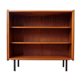 Vintage bookcase with metal feet