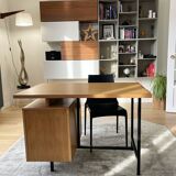 Renovated vintage desk with 2 drawers