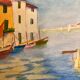 Aquarelle marine vintage