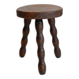 1950s modernist tripod stool