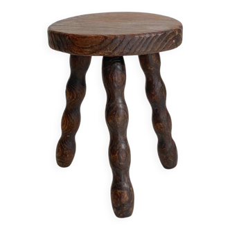 1950s modernist tripod stool