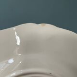 Series of 7 Sarreguemines earthenware dessert plates, Agreste model