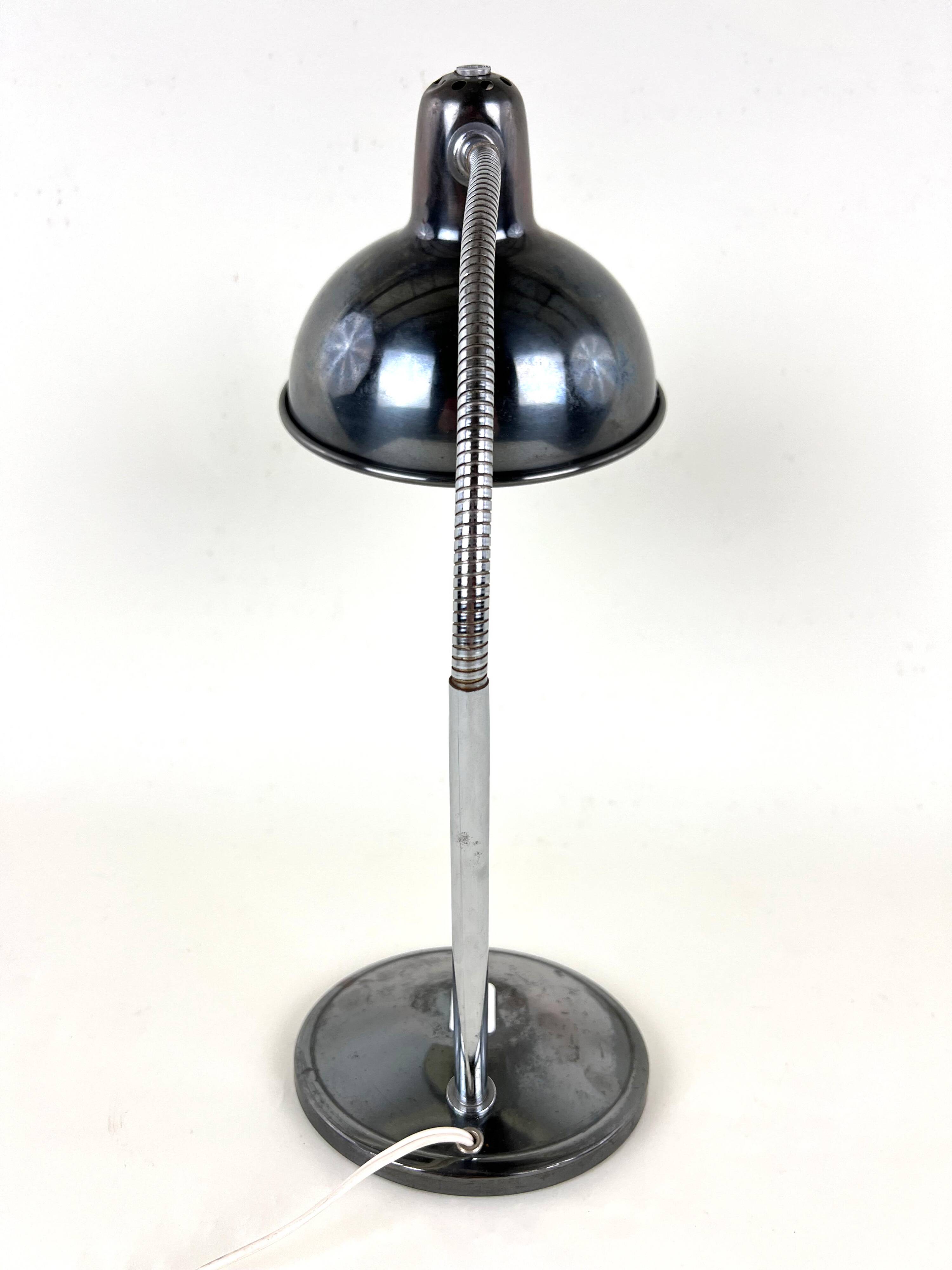 Old Table Lamp Wall Light in Aluminor Metal Vintage 50s/60s