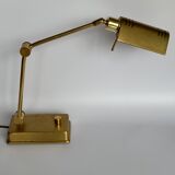 Vintage brass table lamp, Holtkötter Germany