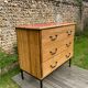 Vintage rattan chest of drawers 1950-60