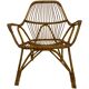 Fauteuil en rotin par Dirk van Sliedregt Rohe Noordwolde 1960 aux Pays-Bas