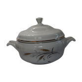 Soupière Légumier Décor épi de blé - Manufacture Royale - Porcelain