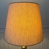 Large gilded bronze lamp
