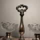 Deux salières doubles cristal de Baccarat