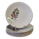 Set of 6 flat plates from Digoin Sarreguemines in good condition.