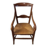 Straw armchair