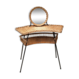 Wicker dressing table