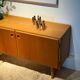 Vintage Scandinavian buffet in golden oak "Thyra"