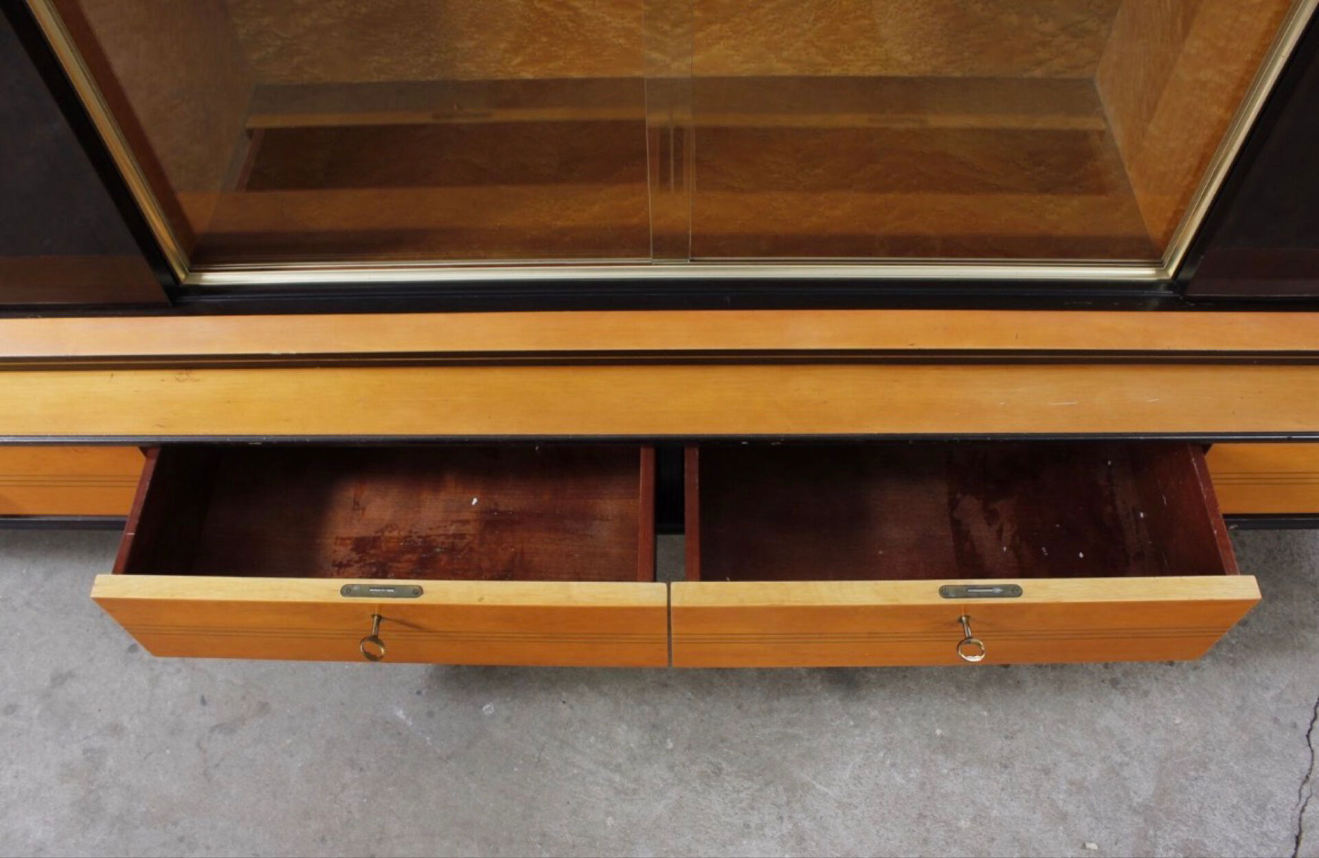 50´s Vintage Buffet von Musterring Highboard Vitrine Bar kommode