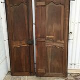 Wardrobe Louis XV Poitou from XIXth in walnut