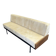 Daybed or Scandinavian bench in teak and steel from the 1970s.