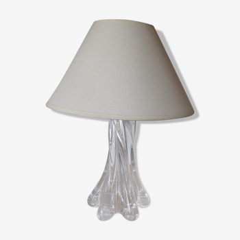 Crystal foot bedside lamp