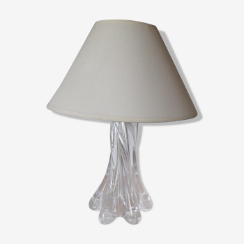 Lampe de chevet pied en cristal