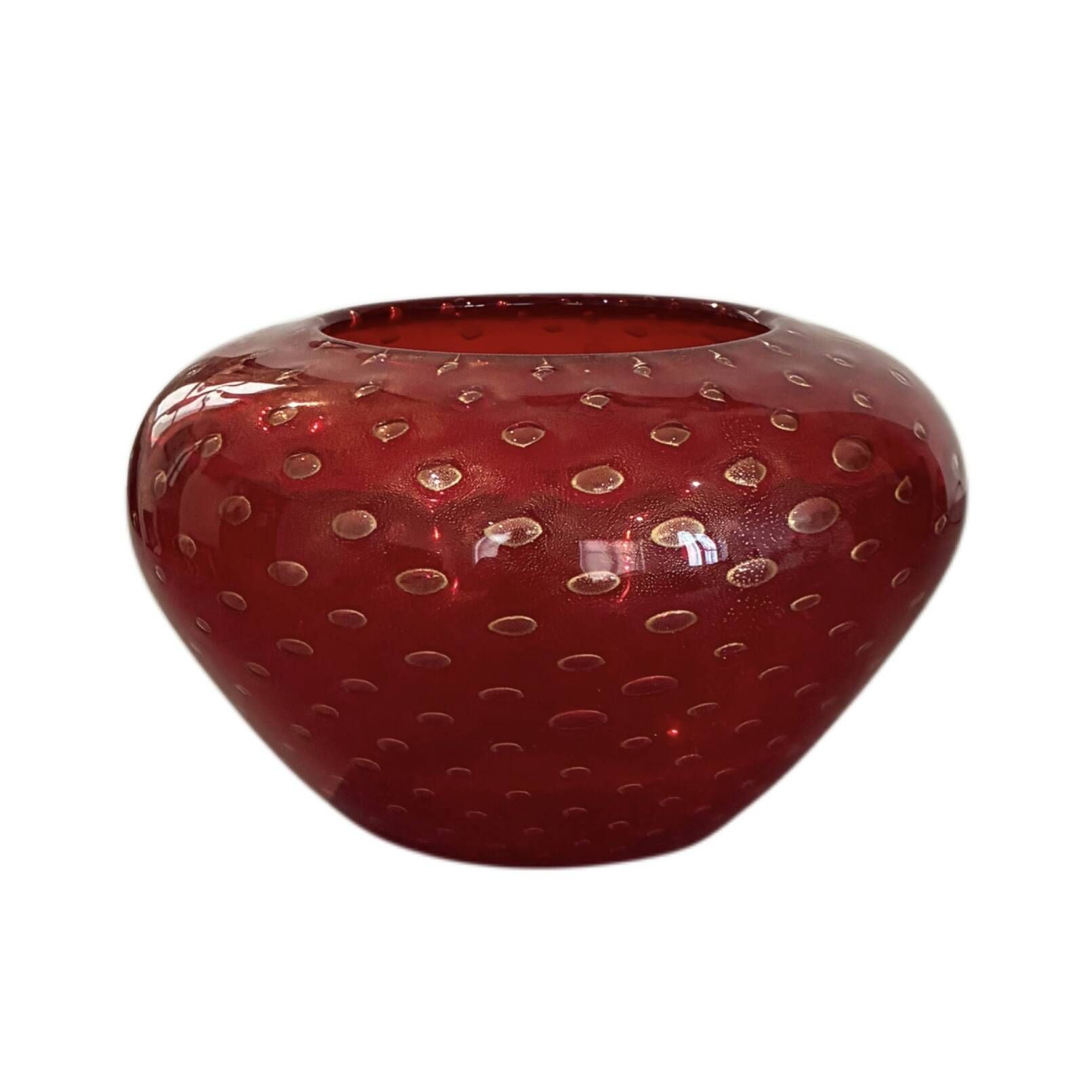 Alfredo barbini (1912-2007), murano, vase en verre, vers 1970
