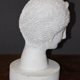 Plaster Head of Diana, Original Sculpture Circa 1950