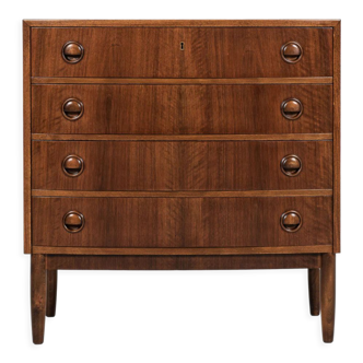 Midcentury Danish chest of 4 drawers in walnut 1960