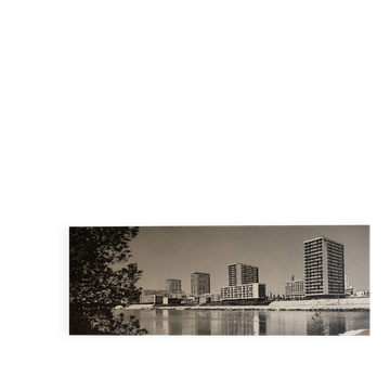 Silver photography - Banks of the Cher in Tours – Sylvain Knecht, 1967