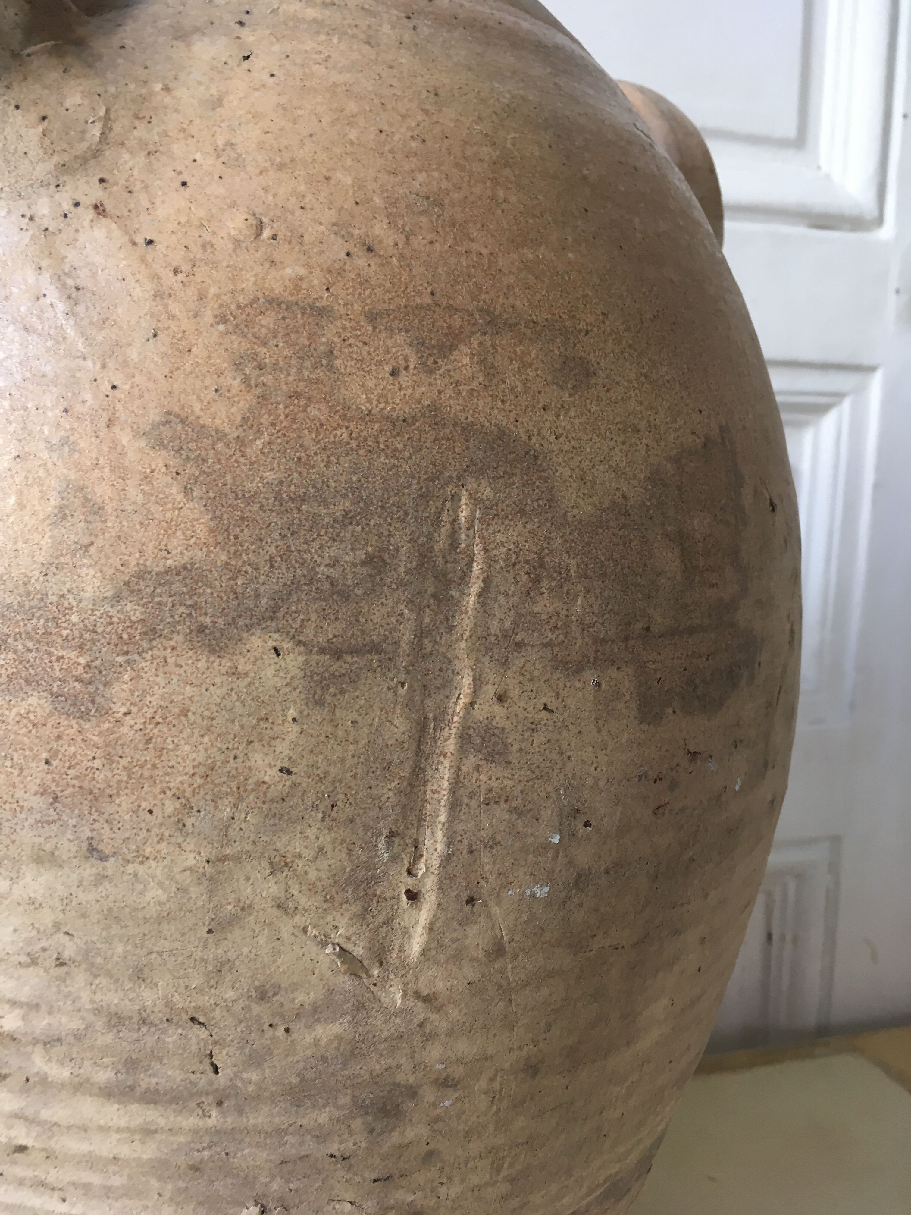 Ancient terracotta jar