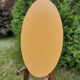 Oval Italian mirror of the 70s two complexions