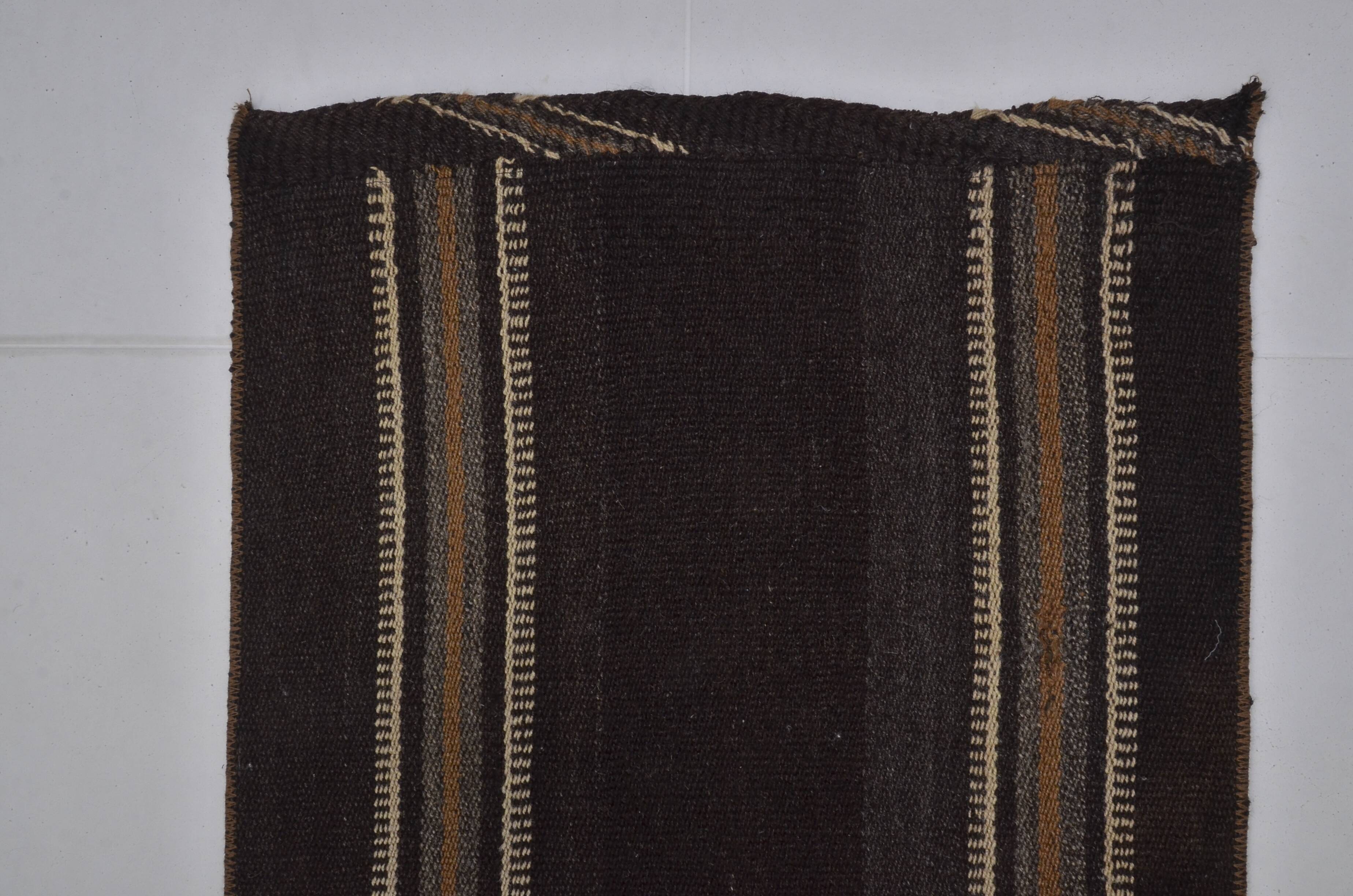 Oushak Organic Goat Hair Runner Rug sku3887
