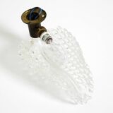 Rare original 1960s Italian Barovier & Toso Murano glass wall lamp