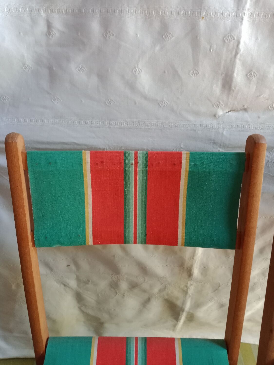 Vintage camping folding chairs