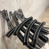 Lot of old toy trains & rails 1970/1980