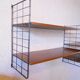 Scandinavian teak wall shelves and modular teak