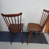 Pair of vintage Baumann chairs model minuet years 50/60