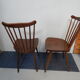 Pair of vintage Baumann chairs model minuet years 50/60